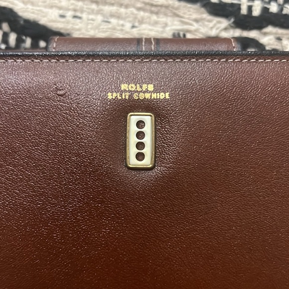 Rolf’s vintage Leather checkbook - Picture 6 of 7